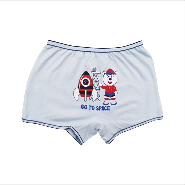 Redrose Baby Girls Cotton Printed Briefs | Pack of 6 | Soft & Colorful Innerwear | BABY-160