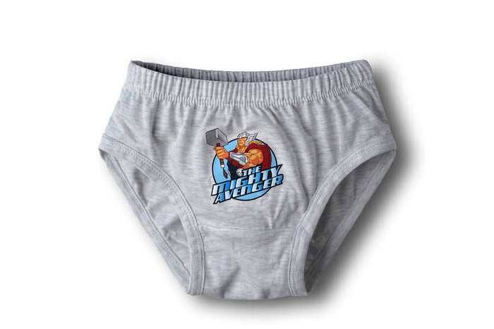 Redrose Boys Briefs – Pack of 6 | Marvel Avengers Printed Cotton Underwear | JR-01