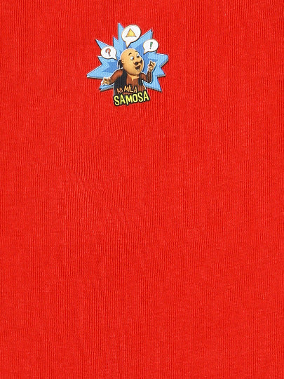 🧒 Redrose Boys Cotton Vests – Pack of 5 | Motu Patlu Printed | Stylish Colorblock Sleeveless Innerwear | RAZER_RIB_MP