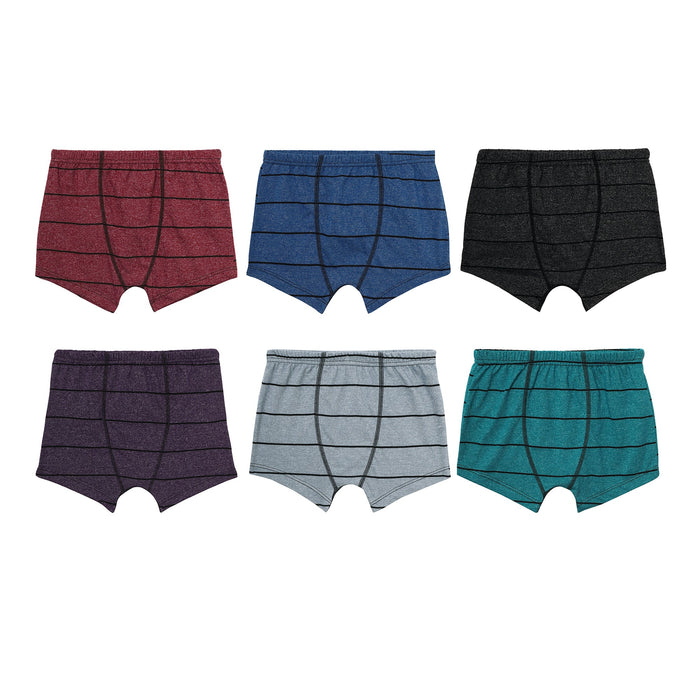 Redrose Boys Innerwear Cotton Briefs - Pack of 6 | Soft & Stretchy Comfort Fit | JR-516
