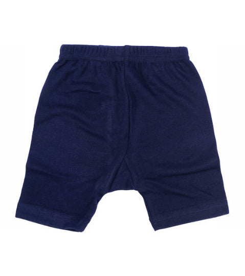Redrose Girls' Plain Navy Blue Bloomers – Pack of 3 | PC Interlock Fabric 👧 | BLM-220NB