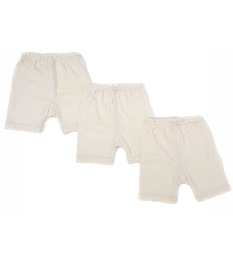 Redrose Girls' Plain Skin Color Bloomers – Pack of 3 | PC Interlock Fabric | BLM-220SK