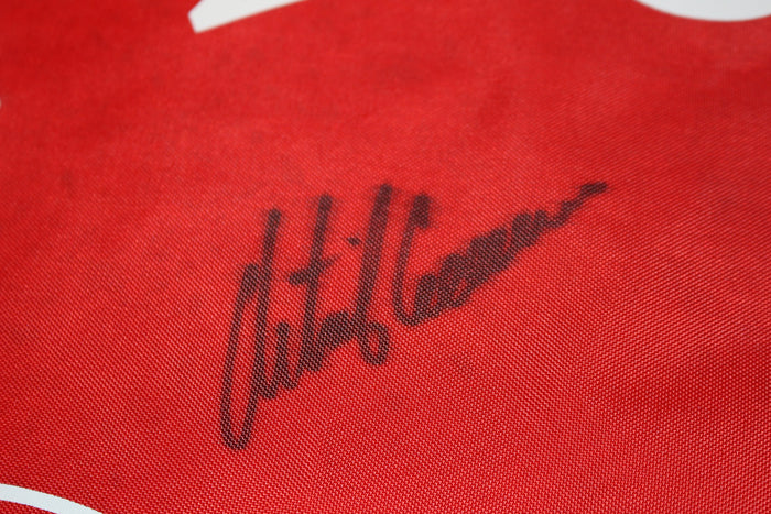 Retief Goosen Autographed 2004 U.S. Open Flag Shinnecock Hills - Vintage Indy Sports