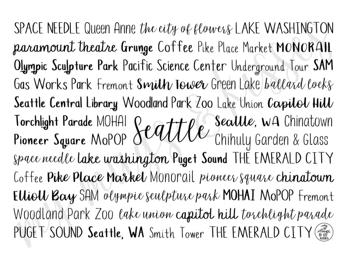 Seattle, WA Tumbler