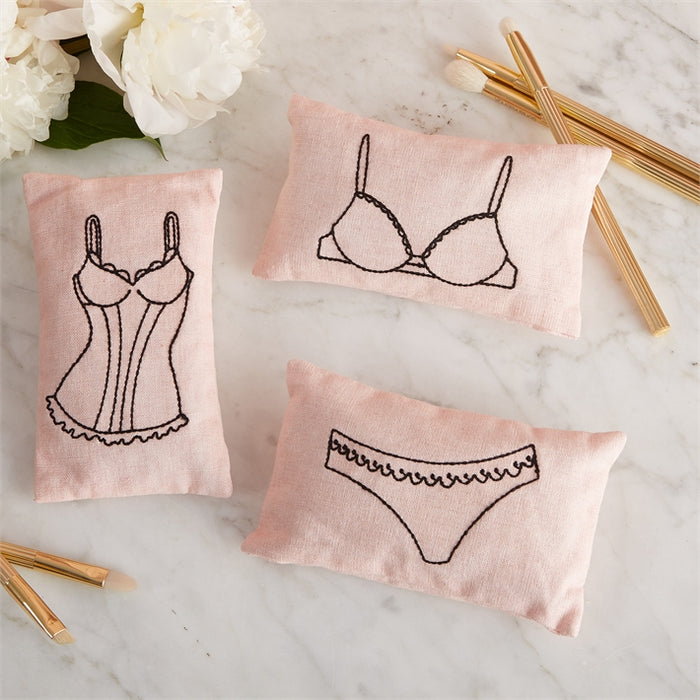 Secret Scent Embroidered Lavender Sachet on Gift Card