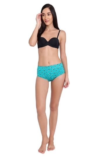 SLIMMER Printed Tummy Hipster Panty (Single Pack)