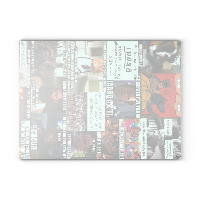 South African Memes Glass Cutting Board