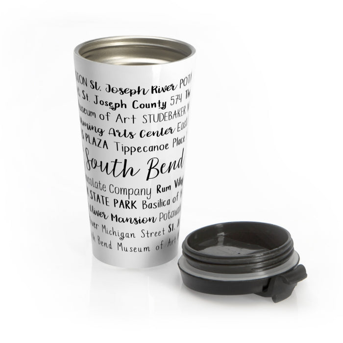 South Bend, IN Travel Mug