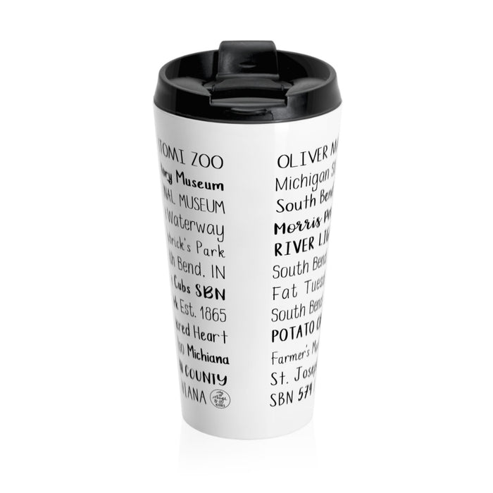 South Bend, IN Travel Mug
