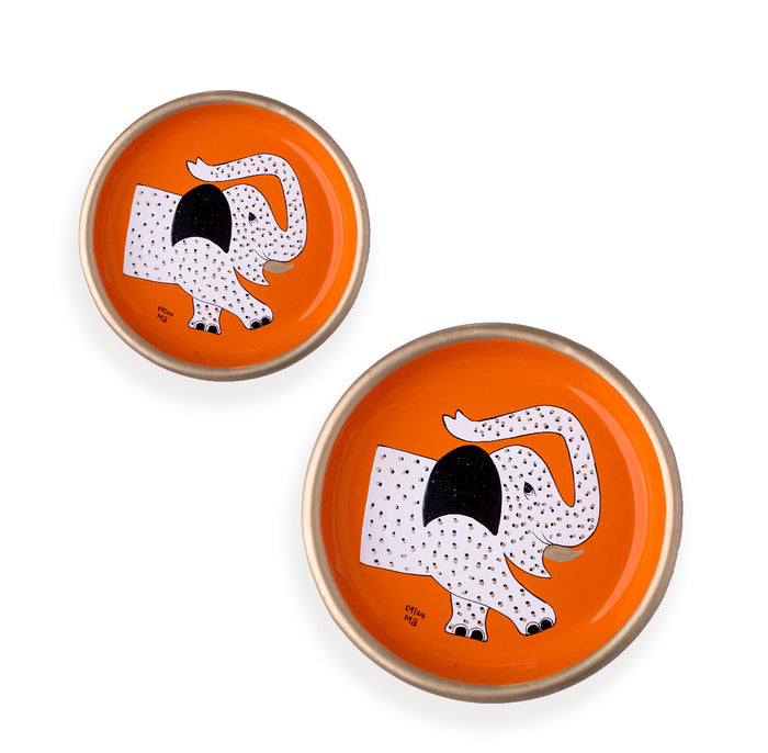 Spirit of Africa Elephant Enamel Dish