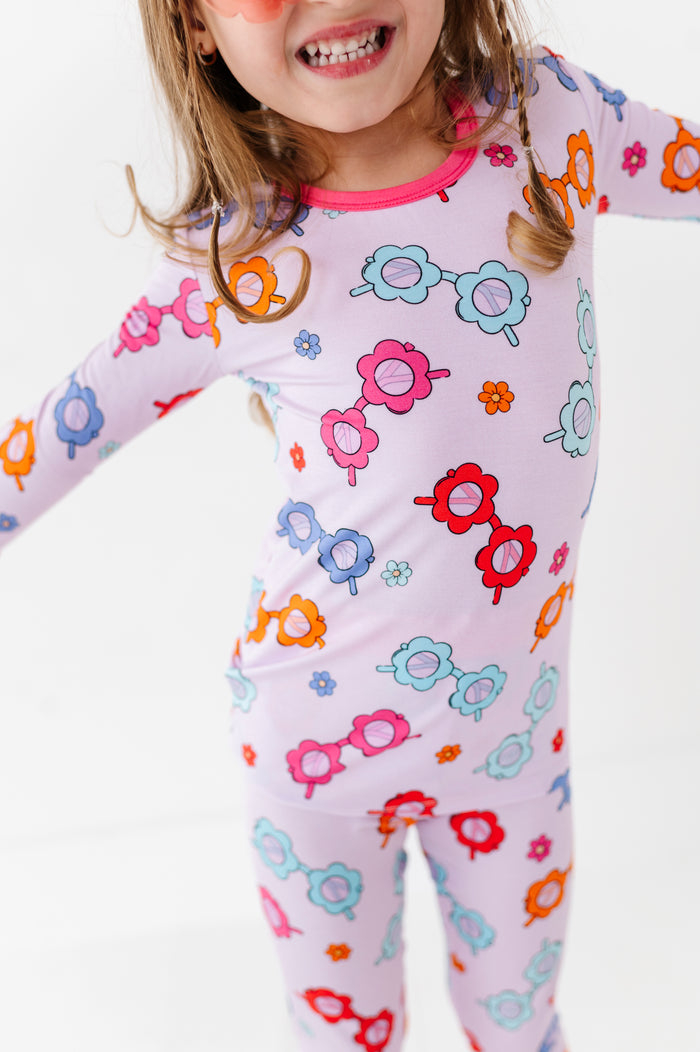 Sunny With a Side of Sass Kids Pajamas With Ruffle