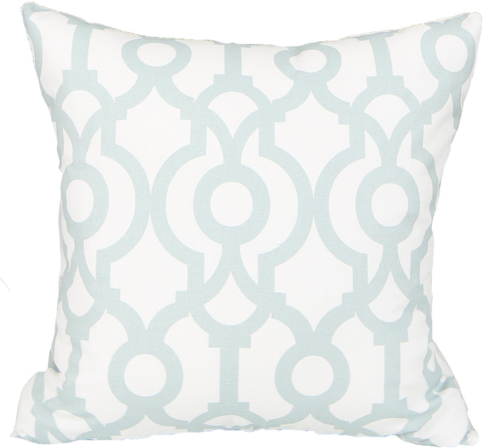 Temple Light Teal Indoor Pillow