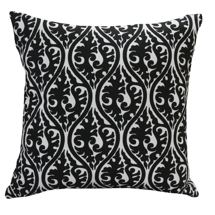 Trav Black and White Indoor Pillow
