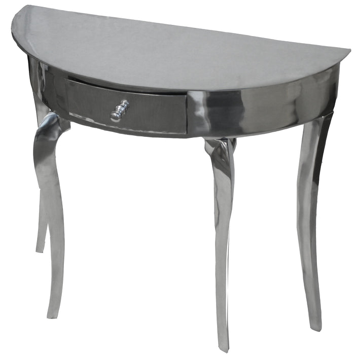 Urban Design 28" Aluminum Console Accent Table