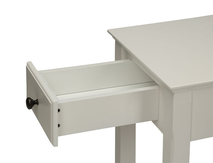 Urban Designs Bega Wooden Accent Side Table - White