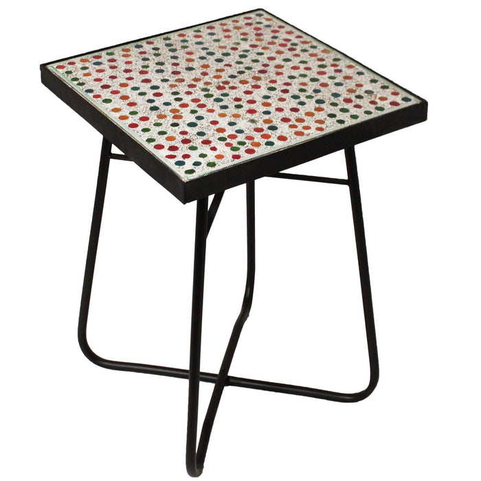 Urban Designs Color Mosaic Square Accent Table