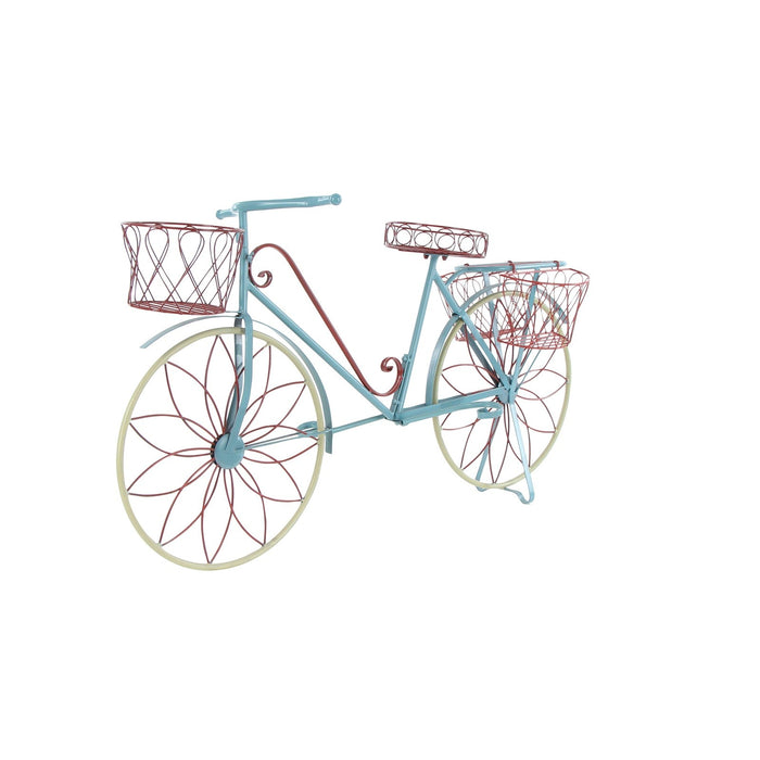Urban Designs Farmhouse Vintage Style All-Weather Metal Bicycle Pot Planter