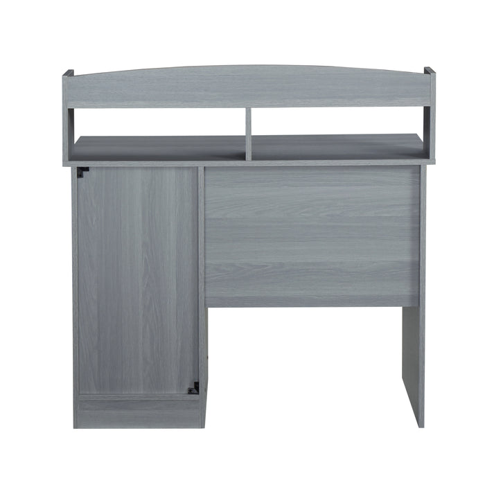 Urban Designs Office Desk with Hutch - Grey