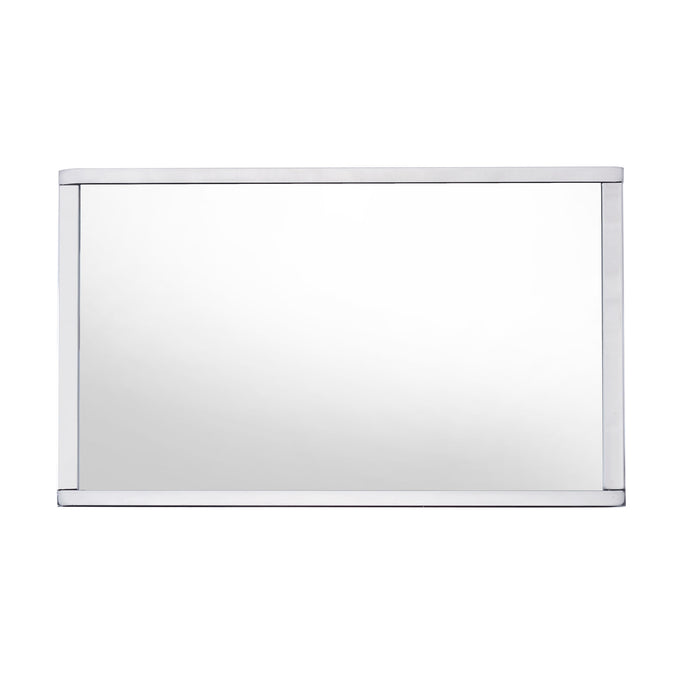 Urban Designs Pierce Accent Side Table - Mirror and Chrome