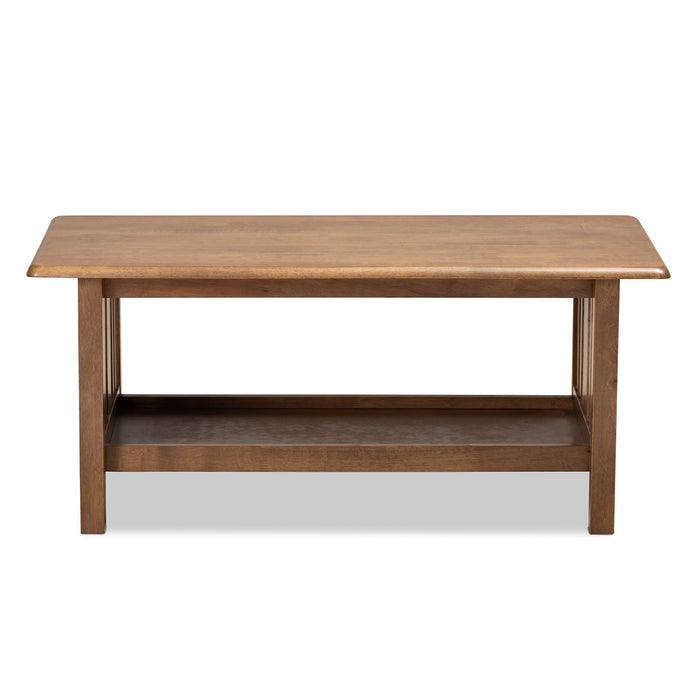 Urban Designs Ripley Rectangular Wood Coffee Table - Brown