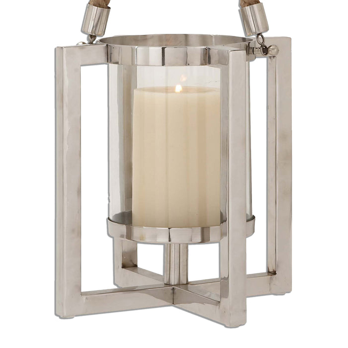 Urban Designs Steel Lantern Candle Holder