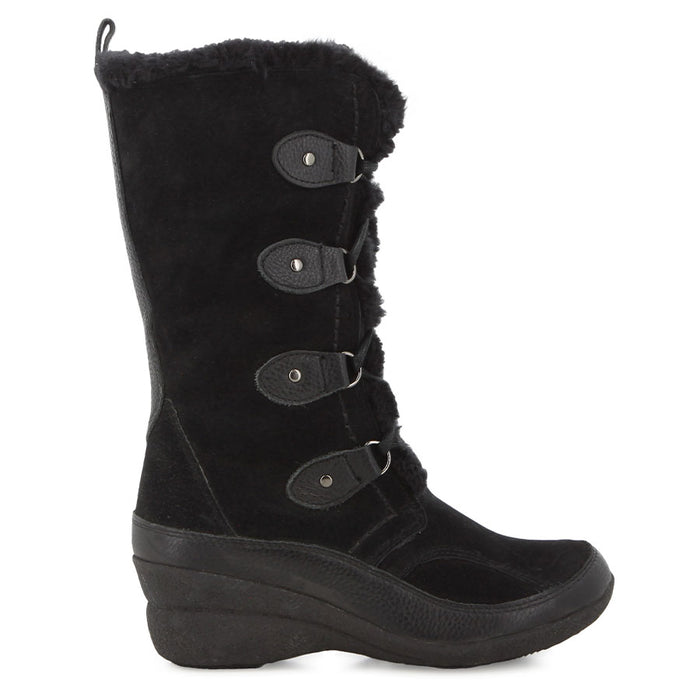 Utina Long Boots Black Leather