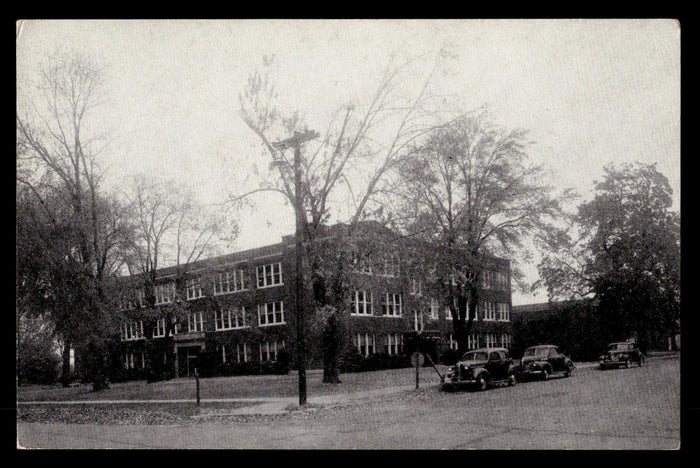 Vintage Greenfield, Indiana HS Gymnasium Postcard