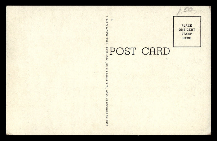 Vintage Washington, Indiana HS Gymnasium Postcard