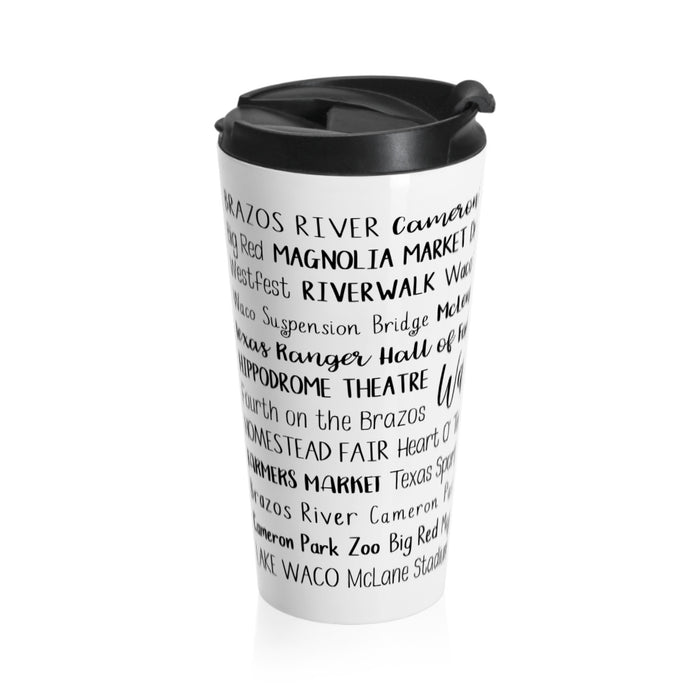 Waco, TX Travel Mug