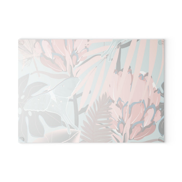 Water Protea Glass Cutting Board