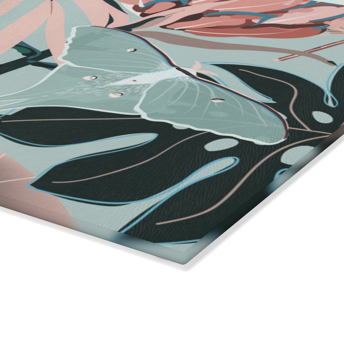 Water Protea Glass Cutting Board