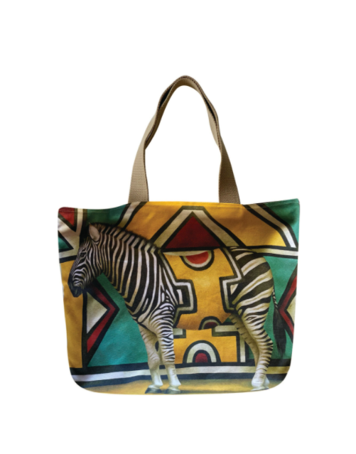 Wildlife Ndebele Canvas Bag