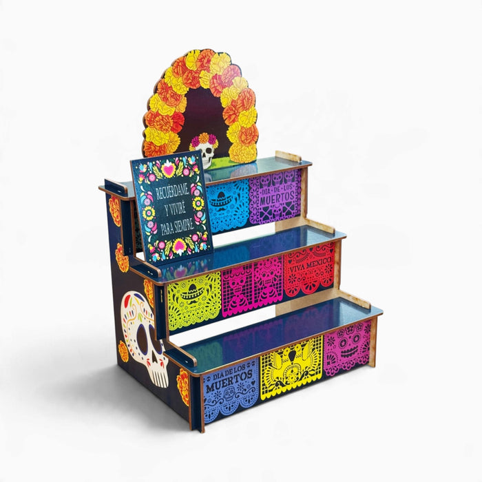 Wooden Ofrenda Altar with Arch