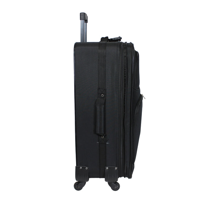 World Traveler 3-Piece Rolling Expandable Spinner Luggage Set