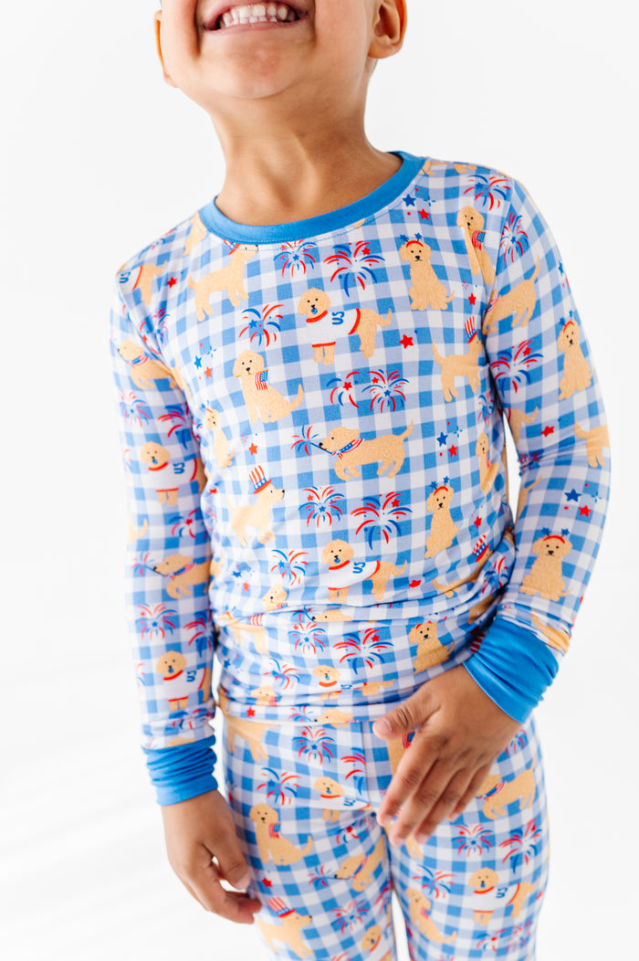 Yankee Doodle Doggies Kids Pajamas