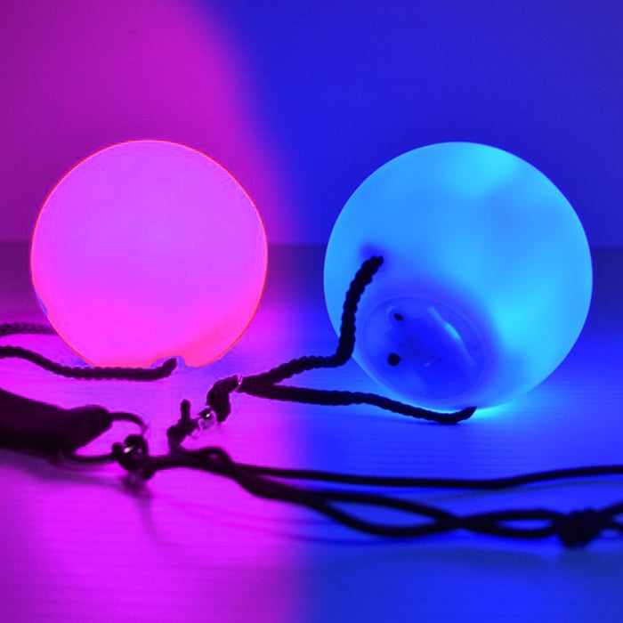Zeekio Beginner to Pro LED Poi, 6 Different Settings, Multi-color LED Lights, Great for Raves and Carnivals — view 2